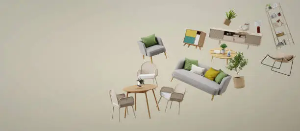 Compact & stylish sofa for apartments